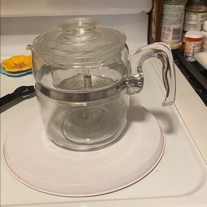 Pyrex coffee pot 7756-B 6 Cup percolator